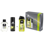 ADIDAS Pure Game voda po holení 50 ml + deo sprej 150 ml + sprchovací gel 250 ml