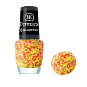 Dermacol lak na nechty s efektom 06 Yellow Pixel 5 ml