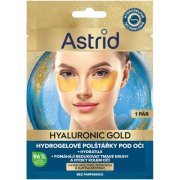Astrid hydrogelové vankúšiky pod oči HYALURONIC GOLD Omladzujúce 1 pár