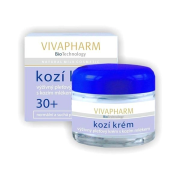 Vivapharm Kozí krém výživnný s kozím mliekom 30+, pre normálnu až suchú pleť 50ml