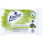 LINTEO Vlhčený toaletný papier s extraktom z dubovej kôry s pantenolom 10 ks