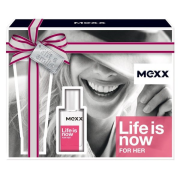 Mexx Life Is Now For Her, toaletná voda 15 ml + telové mlieko 50 ml