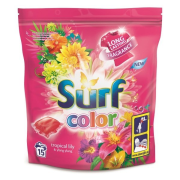 SURF Color Tropical Lily&Ylang Ylang, pracie kapsule na farebné oblečenie 15 ks = 15 praní