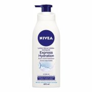 NIVEA Express Hydration Ľahké hydratačné telové mlieko, pre normálnu až suchú pokožku, pumpa 400ml