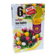 Voňavé sviečky, Tea Lights Tulips, 6 ks