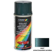 Motip akrylový autolak Škoda Metalíza SD 9597 zelená kanadská metalíza 150ml