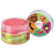 Dermacol Aroma Ritual Body Scrub Rhubarb & Strawberry telový peeling 200 g