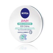 Nivea Baby Pure & Sensitive SOS, Hypoalergénny krém na začervenanú a podráždenú pokožku 150ml