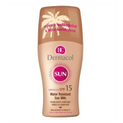 Dermacol Sun Milk SPF 15, vodeodolné zvláčňujúce mlieko na opaľovanie v spreji 200ml