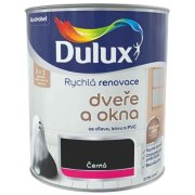 Dulux Rýchla renovácia dvere a okná čierna 0,75 l
