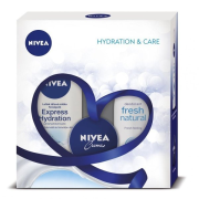 Nivea Dámska darčeková kazeta, Telové mlieko Express Hydration  250ml