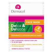 Dermacol Detox & Defence, Detoxikačná a ochranná pleťová maska 2x8ml