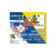 Ekoz zamrazovaci sáčky č.1 s možnosťou popisu 20x30cm, 40ks
