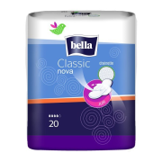 BELLA Classic Nova, Hygienické vložky s krídelkami, 20ks