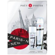Prêt á Porter Deo Natural sprej 75 ml + Deo sprej 200 ml SET (W)