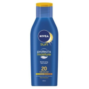 Nivea Sun Protect & Moisture, Hydratačné mlieko na opaľovanie OF20 400ml