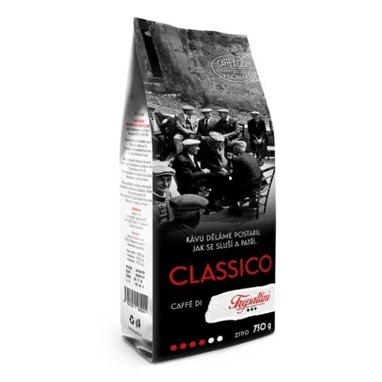 Trepallini Classico zrnková káva 750 g, Classico