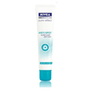 Nivea Visage Pure Effect Anti-Spot Super ľahký denný krém, proti nedokonalostiam pleti, pre čistú a
