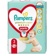 Pampers Premium Pants plienkové nohavičky veľkosť 3, 6-11 kg, 70 ks