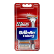Gillette Sensor Red Strojček & Náhradné hlavice 6 ks