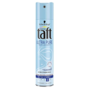 TAFT Ultra Pure 4, lak na vlasy ultra silno tužiaci bez obsahu silikónov 250ml