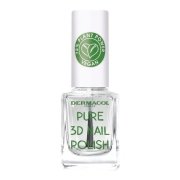Dermacol Prírodný lak na nechty Pure 3D, 1 Crystal Clear 11 ml