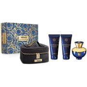Versace Dylan Blue Pour Femme parfumovaná voda 100 ml + telové mlieko 100 ml + sprchový gél 100 ml +