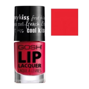 GOSH Lip Lacquer lesk na pery v tvare laku na nechty, odtieň 007 Hot Lips 4ml