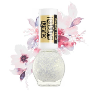 MISS SPORTY Crazy Glitter Top Coat, vrchný lak na nechty 010 The Show Must Glow On, 7ml