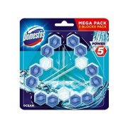 Domestos Power 5 Ocean tuhý WC blok 3 x 55 g