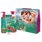 Dermacol Dámska Darčeková Kazeta Červený Melón, Aroma Ritual pena do kúpeľa 500ml