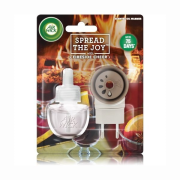 AIR WICK Spread the Joy, osviežovač vzduchu strojček a náplň s vôňou pohodlie pri krbe 19ml
