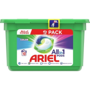 ARIEL All-in-1 Power Color, pracie kapsuly 10 praní