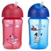 AVENT hrnček s mäkkou slamkou 18m+ 340ml