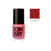 GOSH Oh My Gosh Lak na nechty odtieň 005 - Deep Red, 5 ml