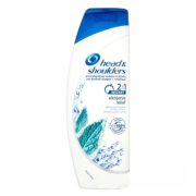 Head and Shoulders 2v1, šampón proti lupinám okamživá úľava 400ml