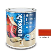 DEKORLAK Vodouriediteľný lazúrovací lak na dekoráciu a ochranu dreva, červený smrek 0,7l