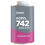 HB BODY 742 akrylové riedidlo extra pomalé transparentné 1 l