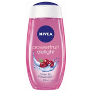 NIVEA Powerfruit delight, osviežujúci sprchový gél s prírodnou silou ovocia 250 ml