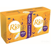 RIA Ultra Silk Duo Super Plus, jednorazové hygienické vložky 2 x 8ks