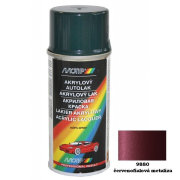 Motip akrylový autolak Škoda Metalíza SD 9880 červenofialová metalíza 150ml