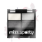 MISS SPORTY Studio Color Quattro Eyeshadow, paletka očných tieňov 404 Smoky Black, 1ks