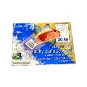 Ekoz zamrazovacie sáčky s možnosťou popisu 35x50cm,  20ks