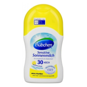 BUBCHEN Sensitive, Detské mlieko na opaľovanie OF30 - vysoká ochrana 150ml