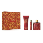 Versace Eros Flame parfumovaná voda 100 ml + gél 150 ml + sprej 10 ml