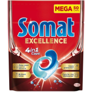 Somat Excellence 4in1 kapsuly do umývačky riadu 50 ks
