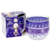 Glade Velvet Tea Party Parfémovaná dekoratínva sviečka, s vôňou čaju 120g