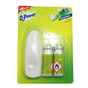 Q POWER Minispray Jablko 2 x 15ml + dávkovač