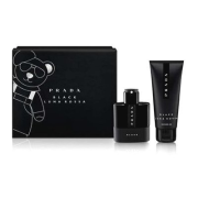 Prada Luna Rossa Black parfumovaná voda 50 ml + sprchový gél 100 ml, darčeková kazeta