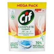 CIF Complete Clean All-in-1 Lemon, tablety do umývačky riadu 70 ks